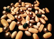 Artistic photo of pills